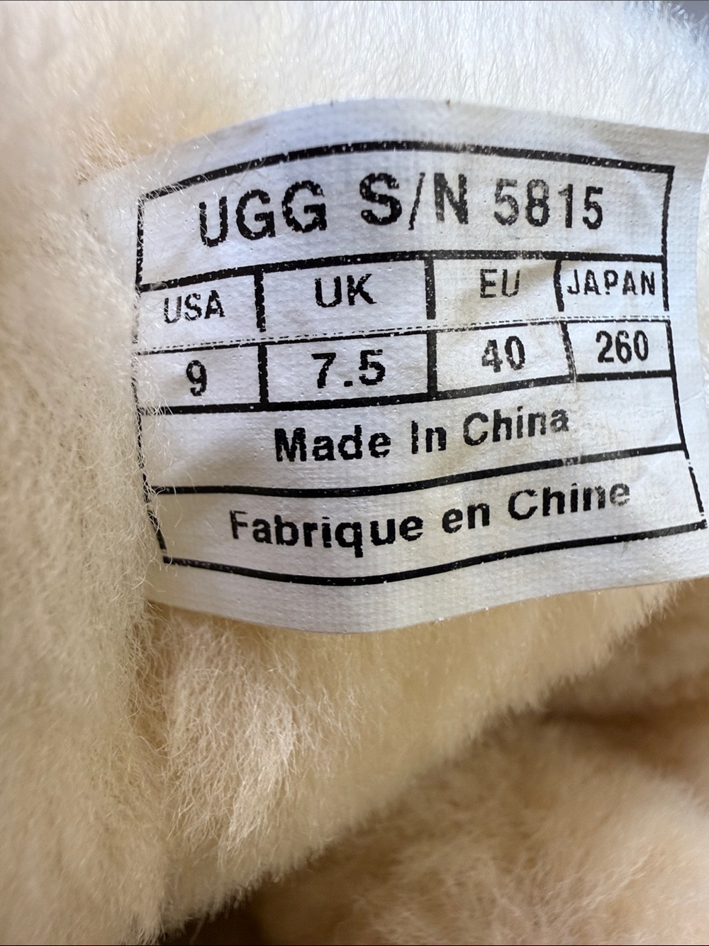 UGG Tall Suede Shearling-Lined Boots in Sand - Size 9 - Picture 7 of 9